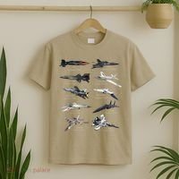 Military's Fastest Jet Fighters Aircraft Plane Of The World T-Shirt thumb 2