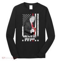 Donald Trump Make 4th Of July Great Again Long Sleeve Shirt thumb 0