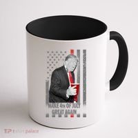 Donald Trump Make 4th Of July Great Again Coffee Mug thumb 1