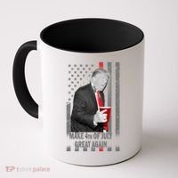 Donald Trump Make 4th Of July Great Again Coffee Mug thumb 0