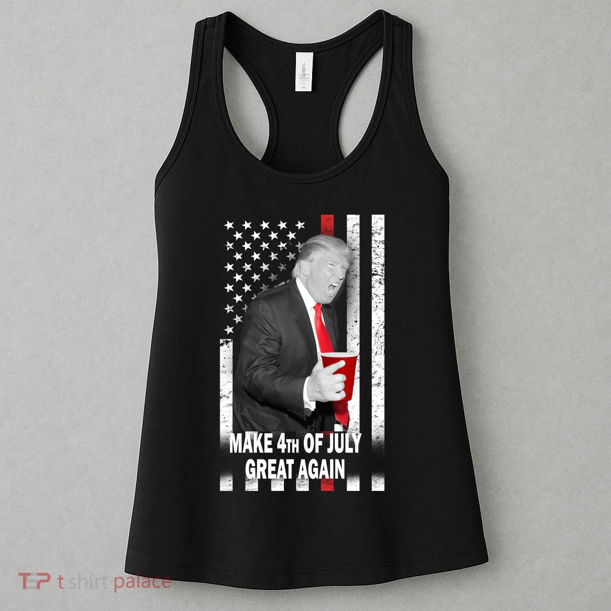 Donald Trump Make 4th Of July Great Again Women's Tank Top