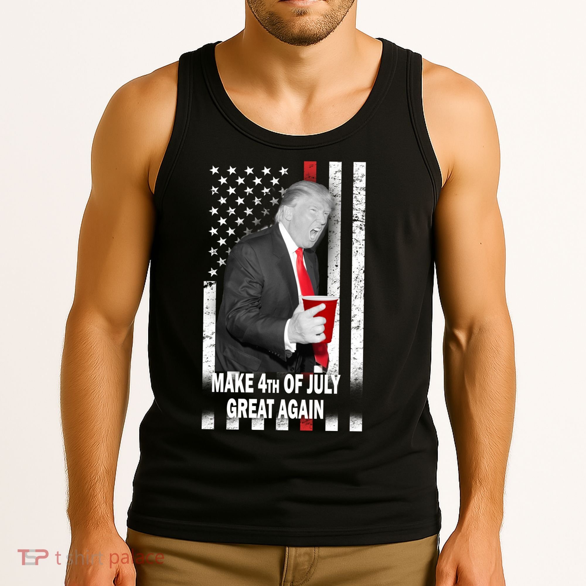 Donald Trump Make 4th Of July Great Again Tank Top