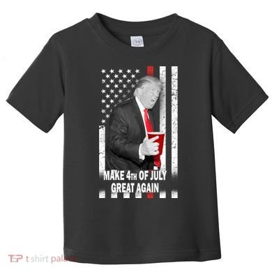 Donald Trump Make 4th Of July Great Again Toddler T-Shirt
