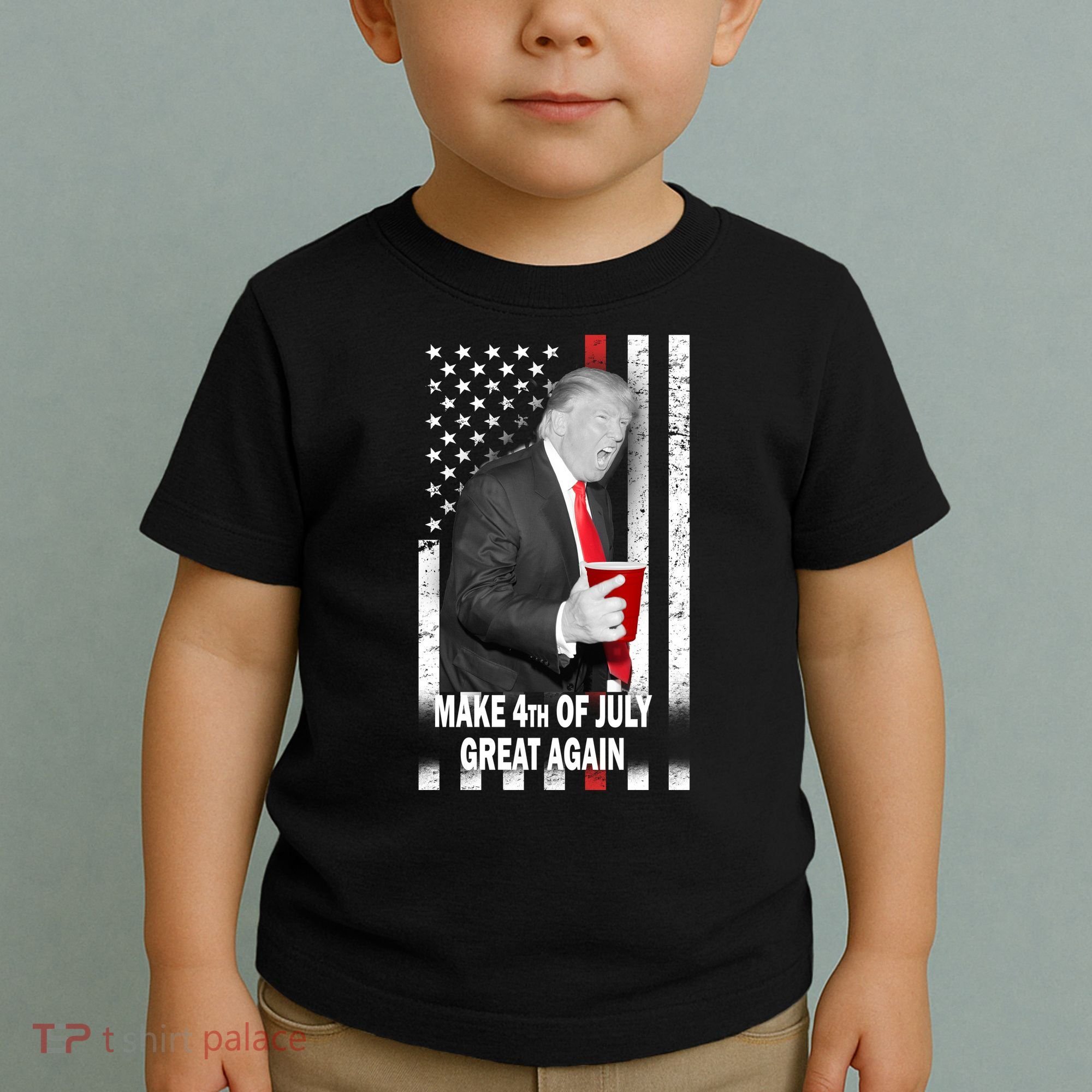 Donald Trump Make 4th Of July Great Again Toddler T-Shirt