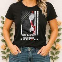 Donald Trump Make 4th Of July Great Again Women's T-Shirt thumb 2