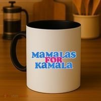 Mamalas For Kamala This Mamala Voting For Kamala Raglan Coffee Mug thumb 4