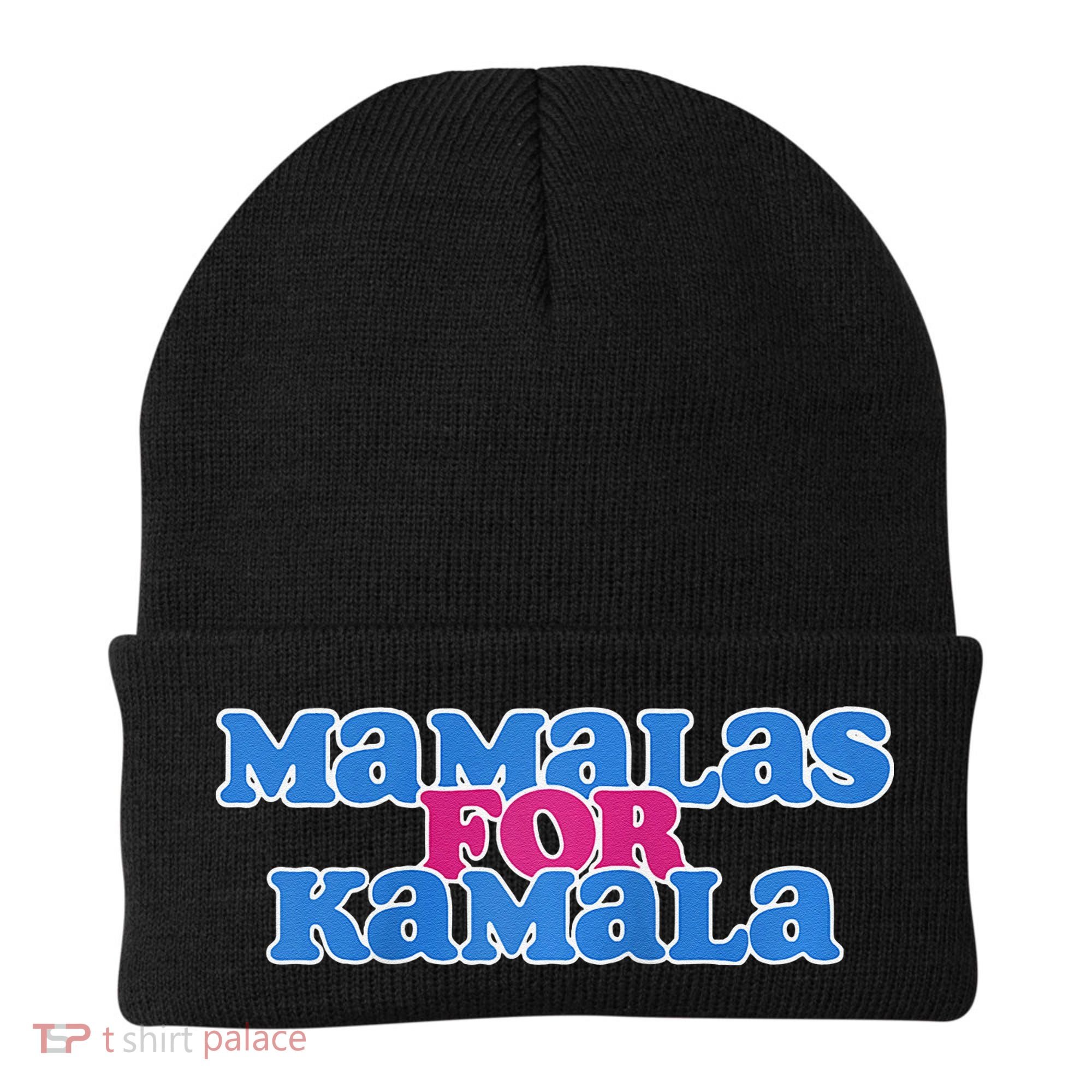 Mamalas For Kamala This Mamala Voting For Kamala Raglan Beanie