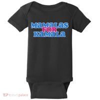 Mamalas For Kamala This Mamala Voting For Kamala Raglan Baby Bodysuit thumb 0