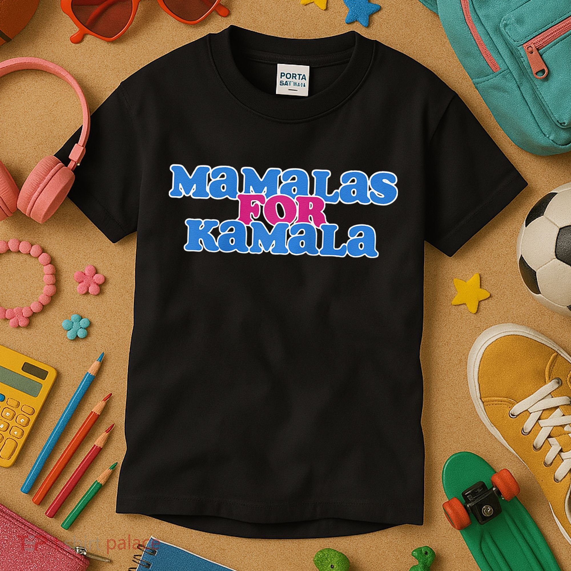 Mamalas For Kamala This Mamala Voting For Kamala Raglan Kids T-Shirt