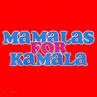 Mamalas For Kamala This Mamala Voting For Kamala Raglan Santa Hat thumb 1