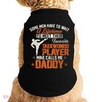 My Favorite Korea Taekwondo Training Player Calls Me Daddy Gift Doggie Tank thumb 0