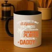 My Favorite Korea Taekwondo Training Player Calls Me Daddy Gift Coffee Mug thumb 4