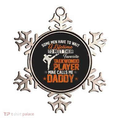 My Favorite Korea Taekwondo Training Player Calls Me Daddy Gift Ornament