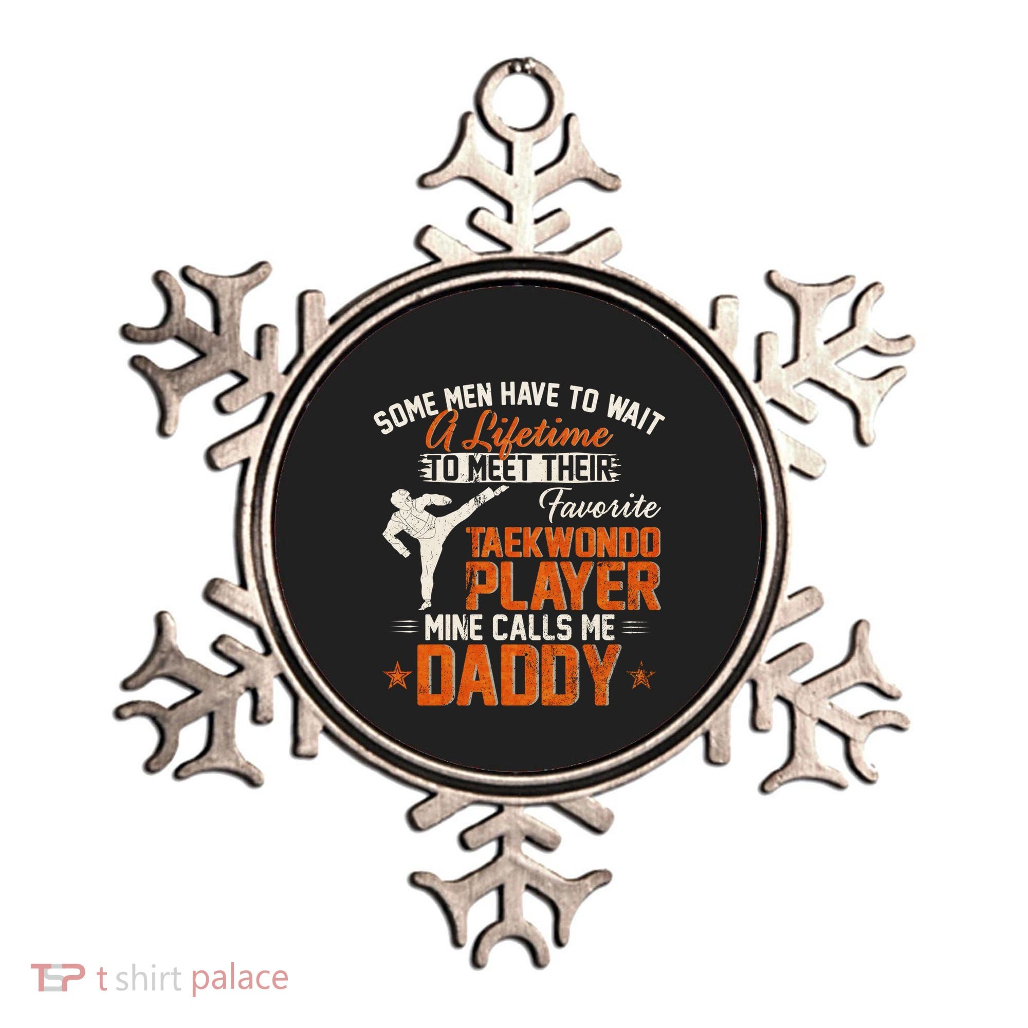 My Favorite Korea Taekwondo Training Player Calls Me Daddy Gift Ornament