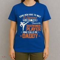 My Favorite Korea Taekwondo Training Player Calls Me Daddy Gift T-Shirt thumb 4