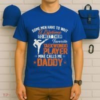 My Favorite Korea Taekwondo Training Player Calls Me Daddy Gift T-Shirt thumb 6
