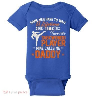 My Favorite Korea Taekwondo Training Player Calls Me Daddy Gift Baby Bodysuit
