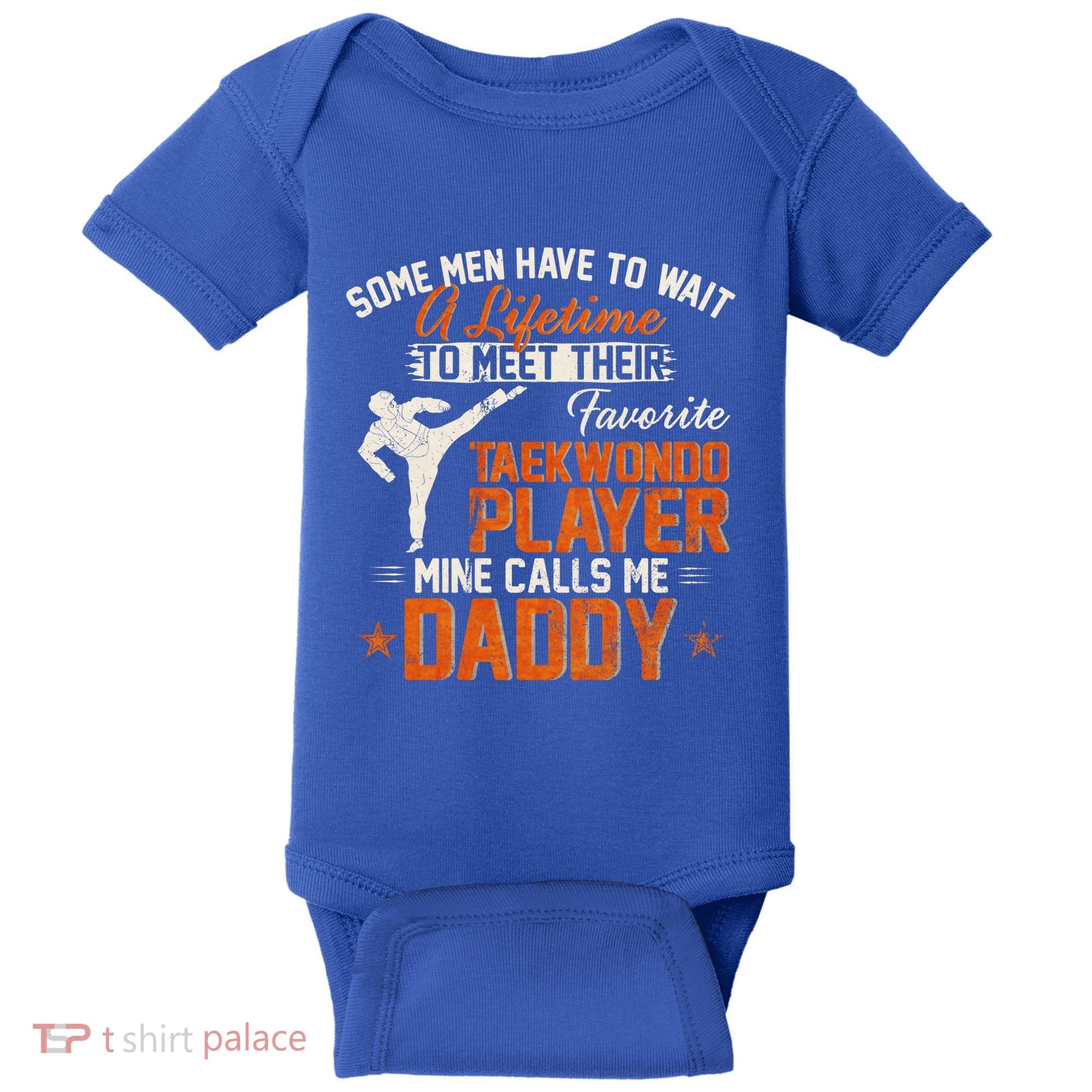 My Favorite Korea Taekwondo Training Player Calls Me Daddy Gift Baby Bodysuit