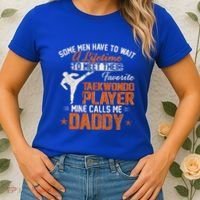 My Favorite Korea Taekwondo Training Player Calls Me Daddy Gift Women's T-Shirt thumb 2