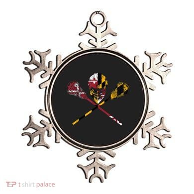 Maryland Flag Lacrosse Ornament