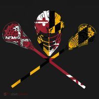 Maryland Flag Lacrosse Ornament thumb 1