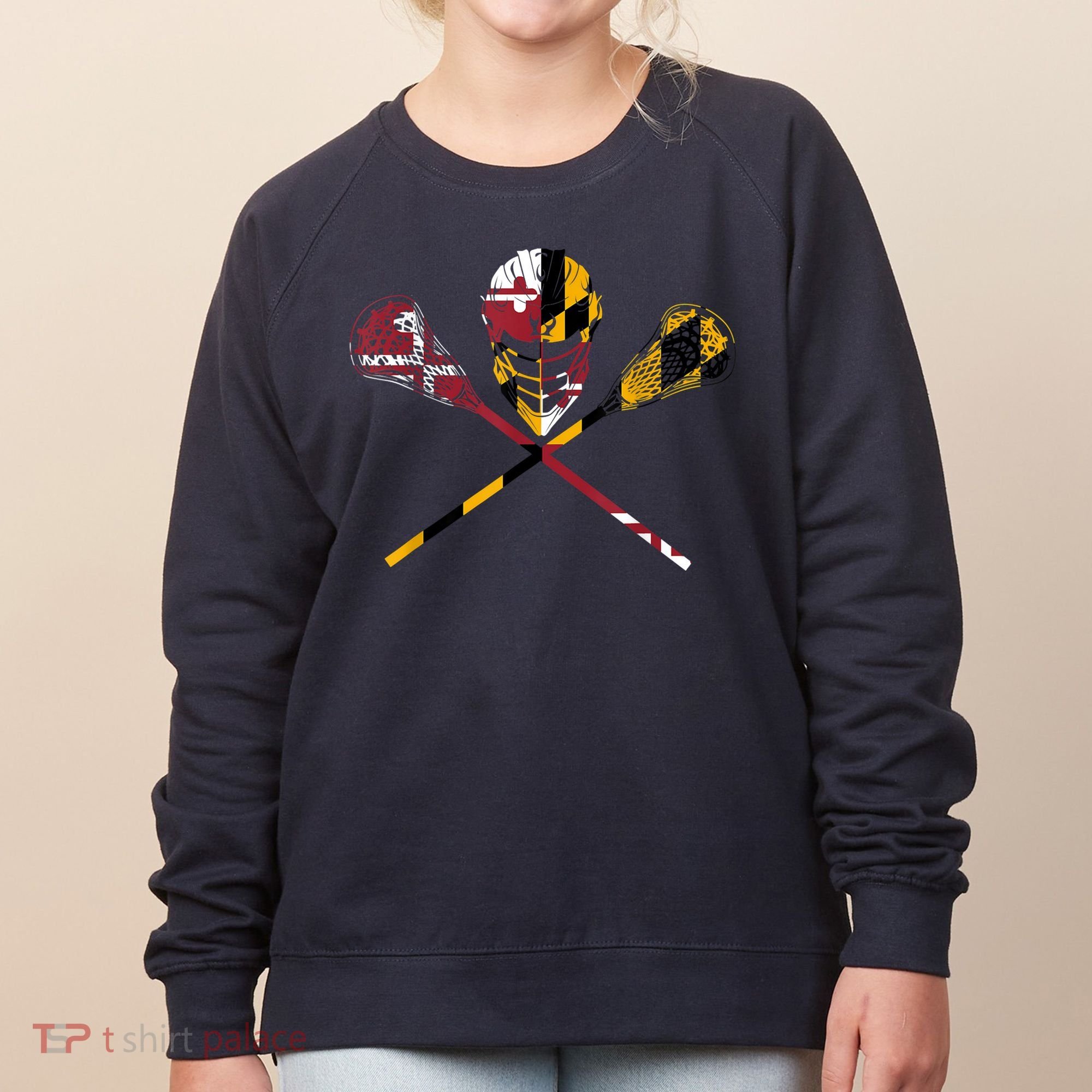 Maryland Flag Lacrosse Women's Sweatshirt