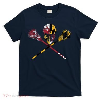 Maryland Flag Lacrosse T-Shirt