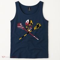 Maryland Flag Lacrosse Tank Top thumb 2