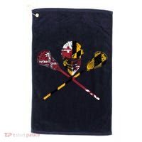 Maryland Flag Lacrosse Golf Towel thumb 0