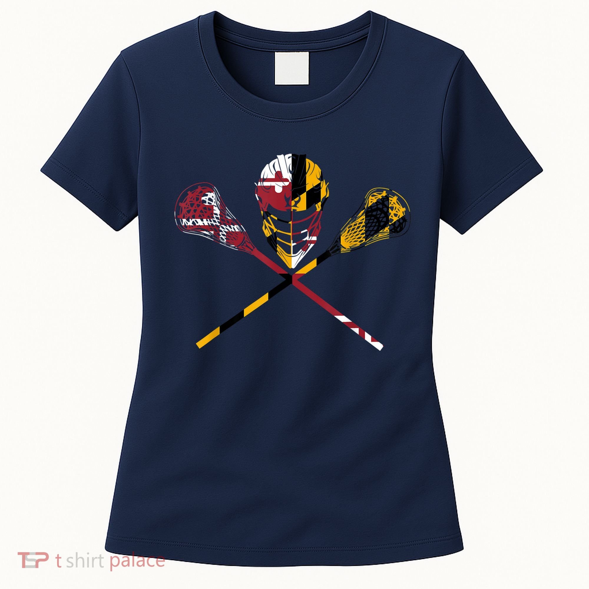 Maryland Flag Lacrosse Women's T-Shirt