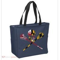 Maryland Flag Lacrosse Tote Bag thumb 2