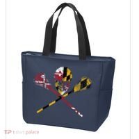 Maryland Flag Lacrosse Tote Bag thumb 3