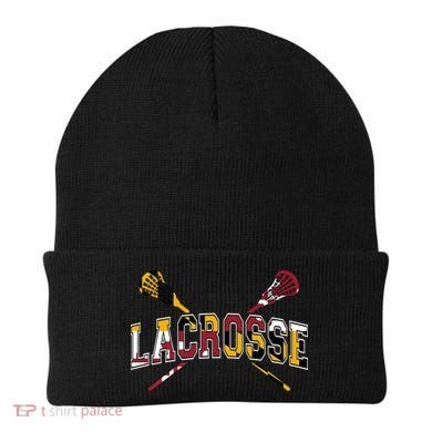 Maryland Flag Lacrosse Beanie