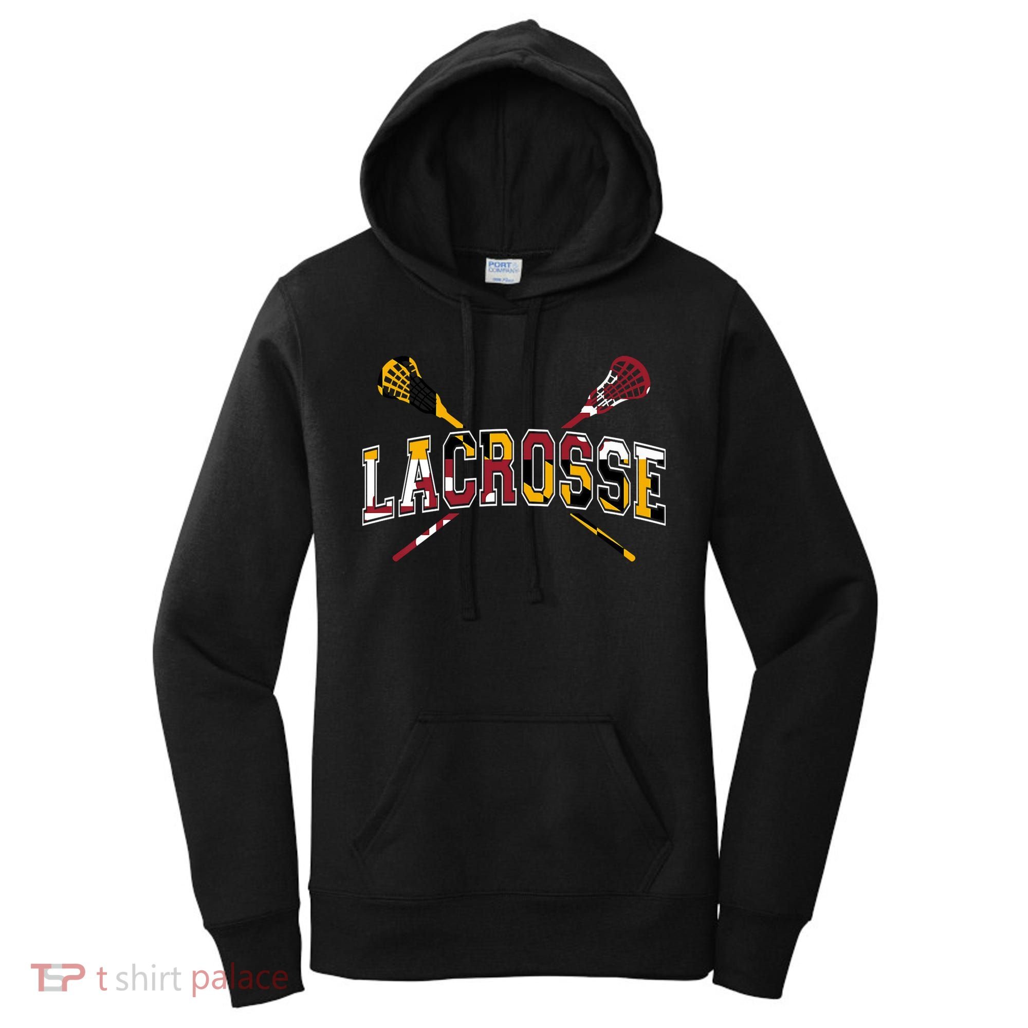 Maryland Flag Lacrosse Women's Hoodie