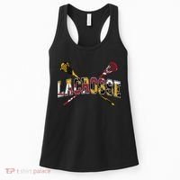 Maryland Flag Lacrosse Women's Tank Top thumb 0