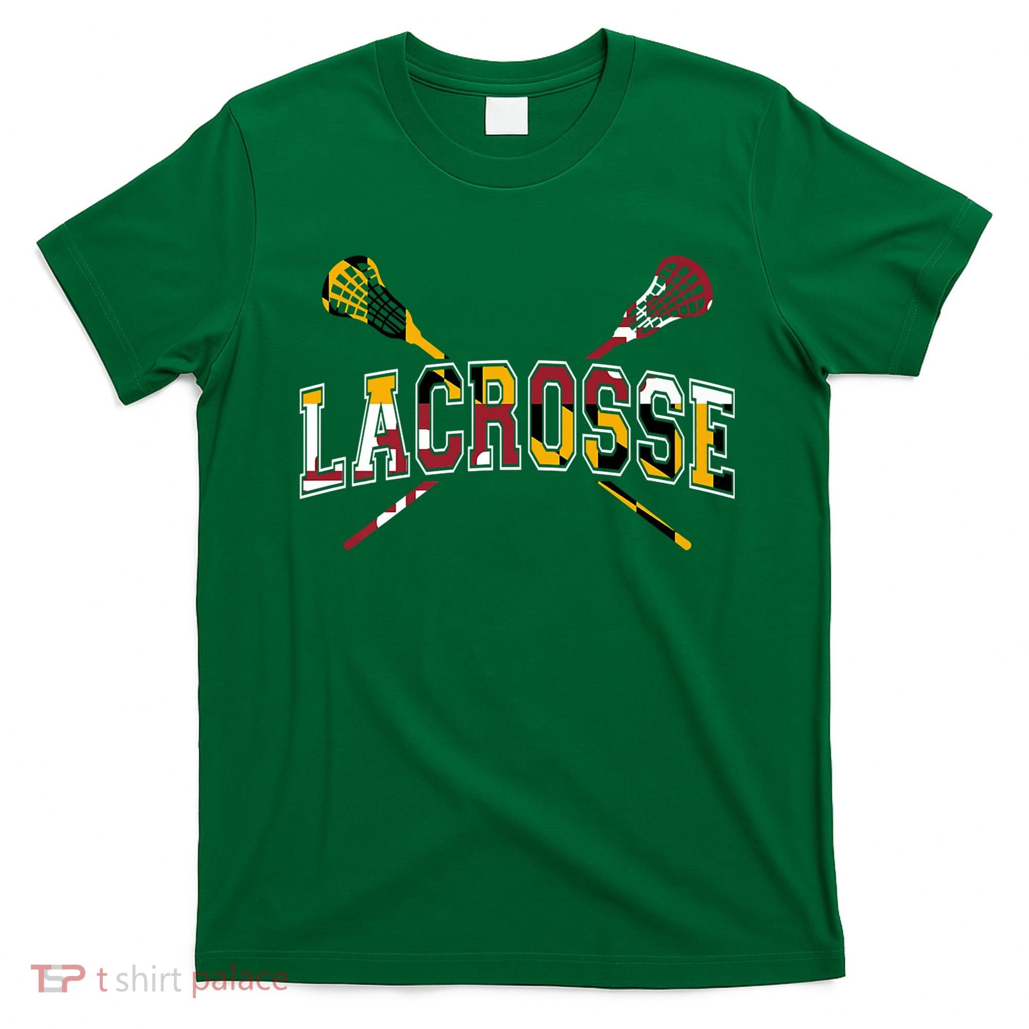 Maryland Flag Lacrosse T-Shirt