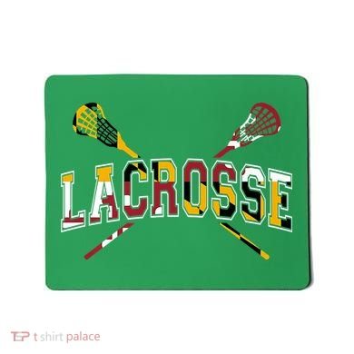 Maryland Flag Lacrosse Mousepad