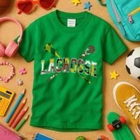 Maryland Flag Lacrosse Kids T-Shirt thumb 3