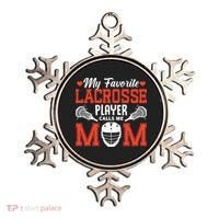 My Favorite Lacrosse Player Calls Me Mom Ornament thumb 0