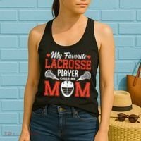 My Favorite Lacrosse Player Calls Me Mom Women's Tank Top thumb 2