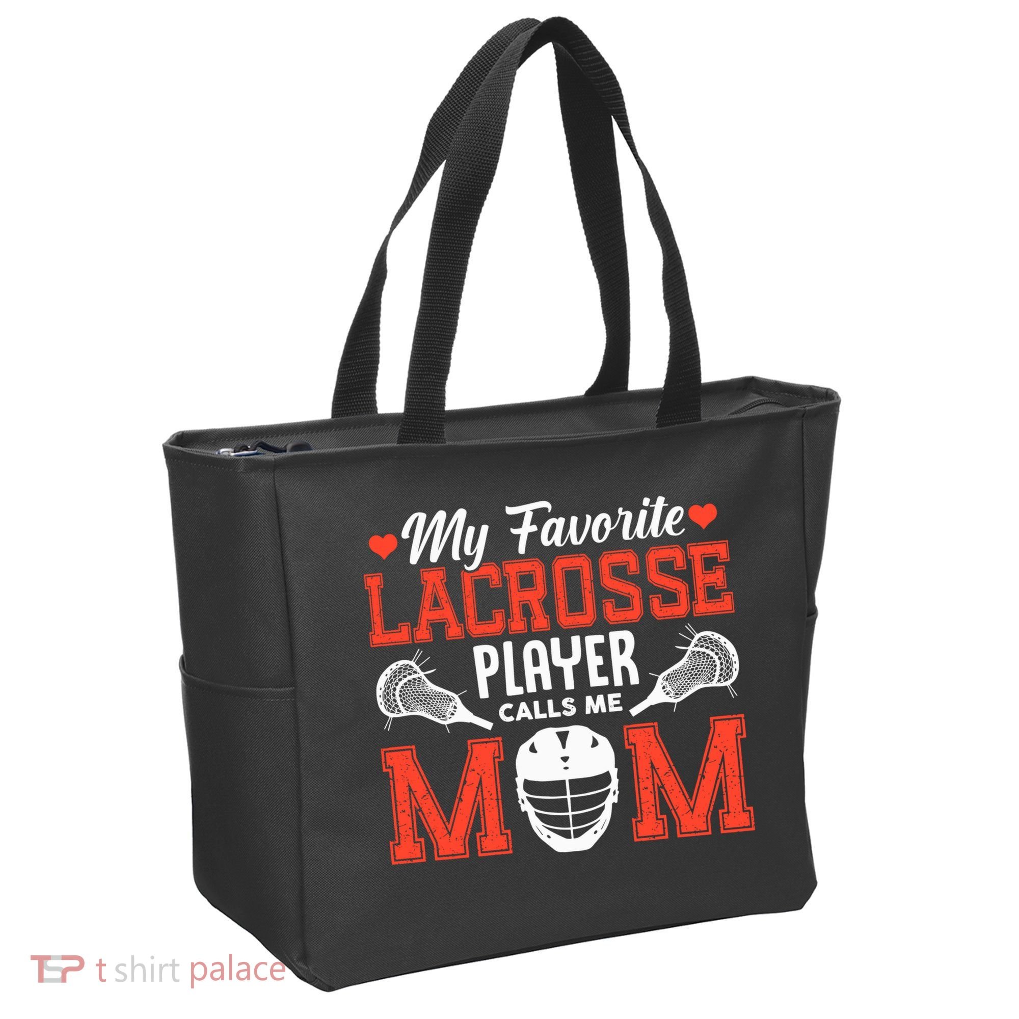 My Favorite Lacrosse Player Calls Me Mom Tote Bag