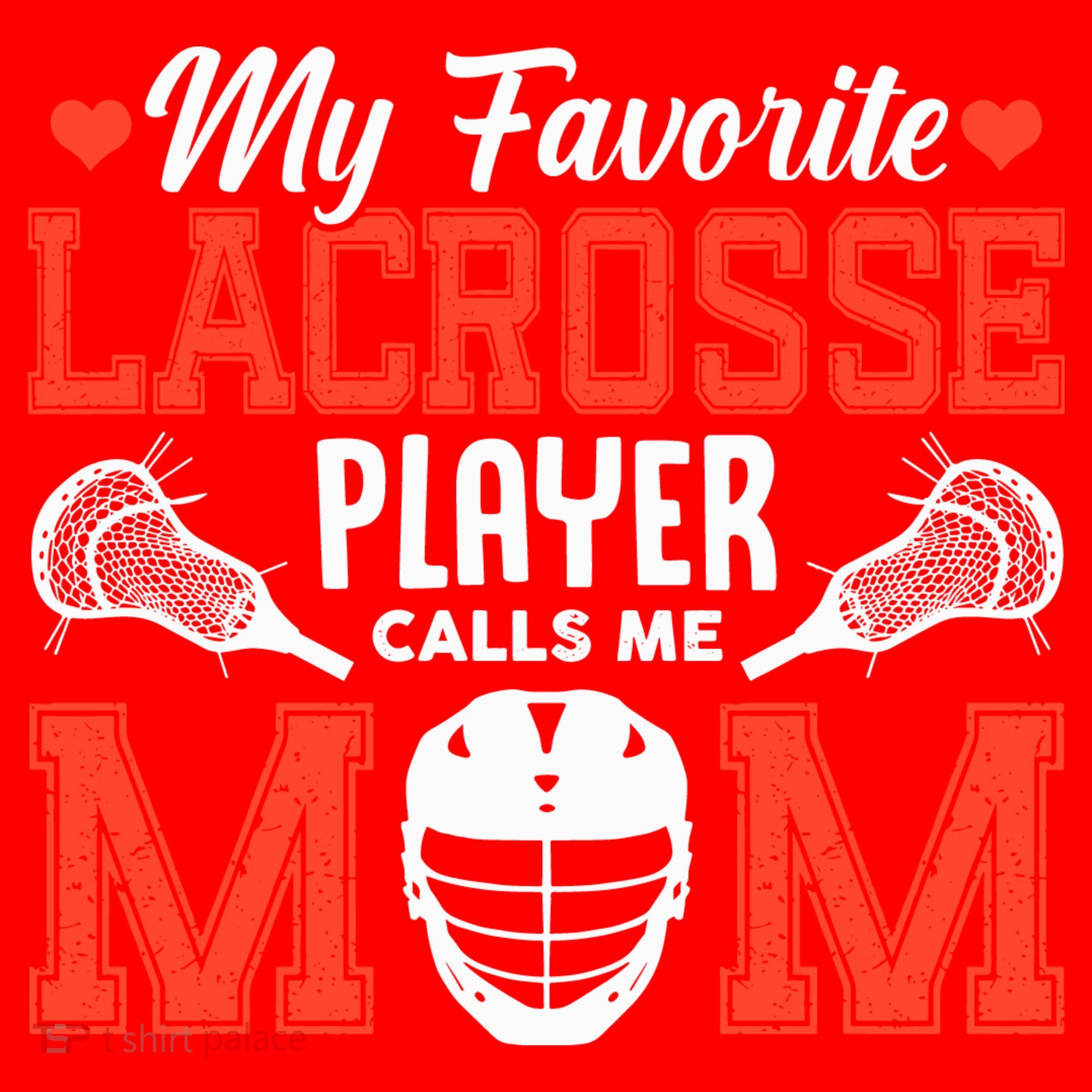 My Favorite Lacrosse Player Calls Me Mom Santa Hat