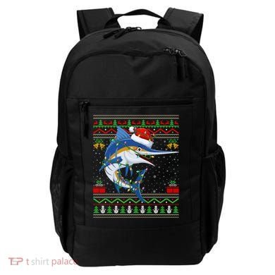 Marlin Fish Lover Matching Ugly Marlin Christmas Meaningful Gift Backpack