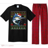 Marlin Fish Lover Matching Ugly Marlin Christmas Meaningful Gift Pajama Set thumb 0
