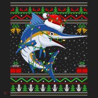 Marlin Fish Lover Matching Ugly Marlin Christmas Meaningful Gift Hat thumb 2