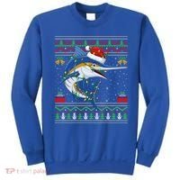 Marlin Fish Lover Matching Ugly Marlin Christmas Meaningful Gift Sweatshirt thumb 0