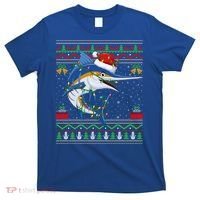 Marlin Fish Lover Matching Ugly Marlin Christmas Meaningful Gift T-Shirt thumb 0