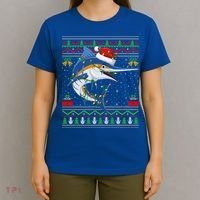 Marlin Fish Lover Matching Ugly Marlin Christmas Meaningful Gift T-Shirt thumb 4