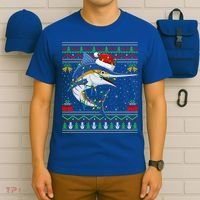 Marlin Fish Lover Matching Ugly Marlin Christmas Meaningful Gift T-Shirt thumb 6