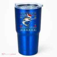 Marlin Fish Lover Matching Ugly Marlin Christmas Meaningful Gift Tumbler thumb 0